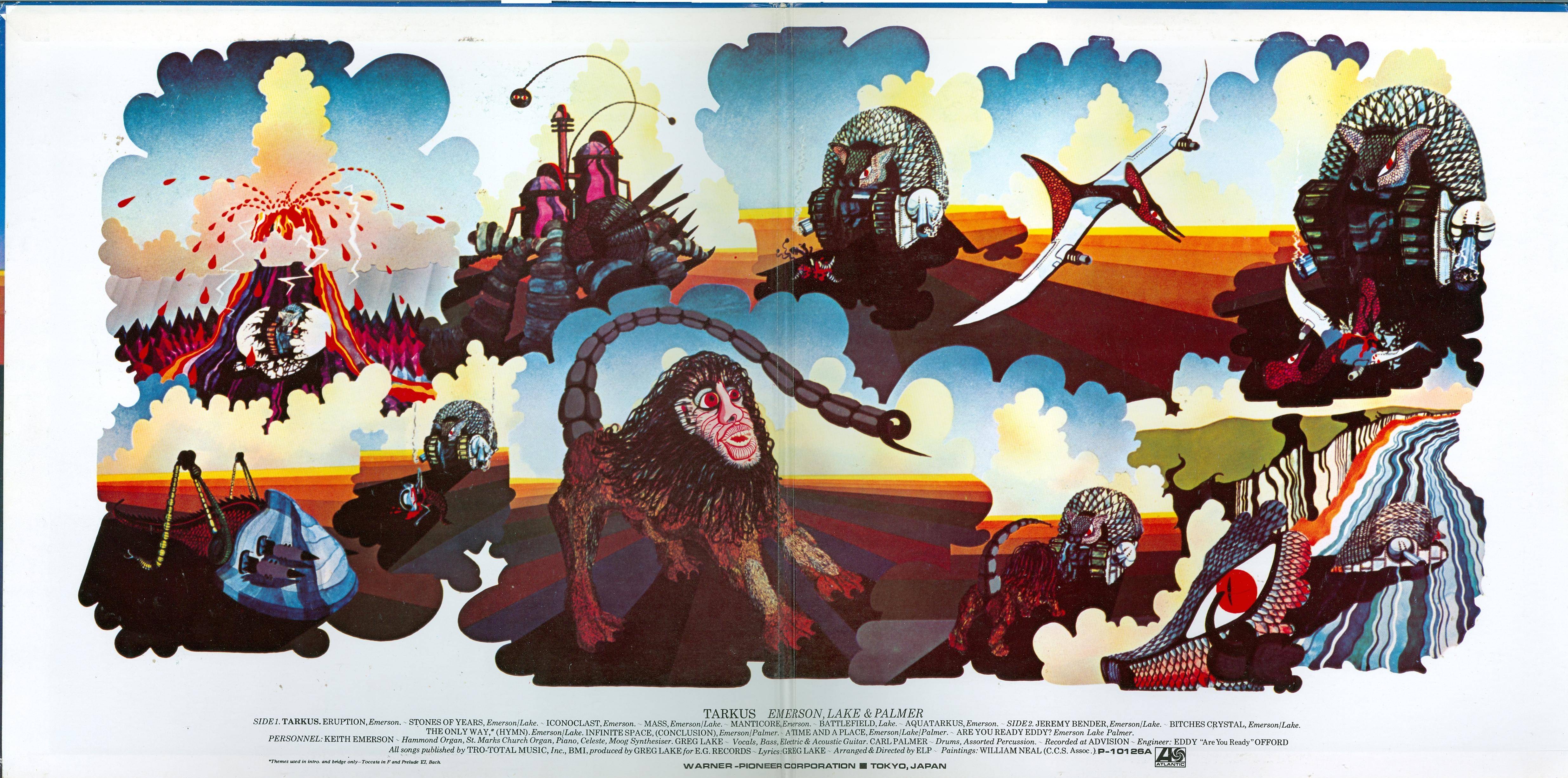 Emerson, Lake and Palmer Tarkus [lp gatefold jpn]